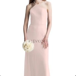 Levkoff Petal Pink Halter Dress